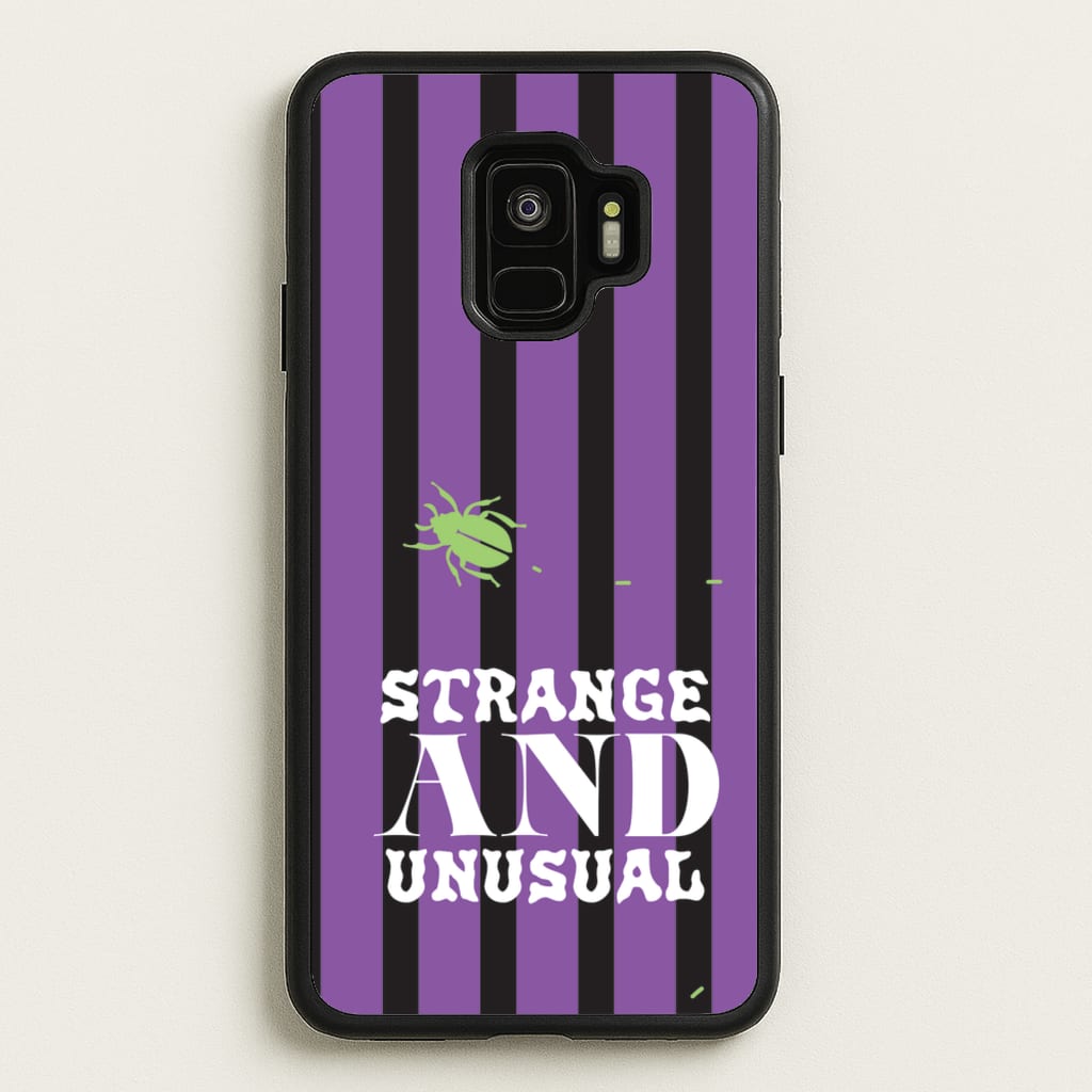 Strange And Unusual - Beetlejuice Phone Case for Galaxy S9