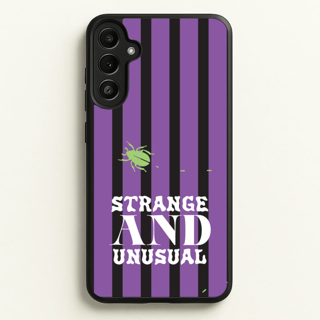 Strange And Unusual - Beetlejuice Phone Case for Galaxy A34