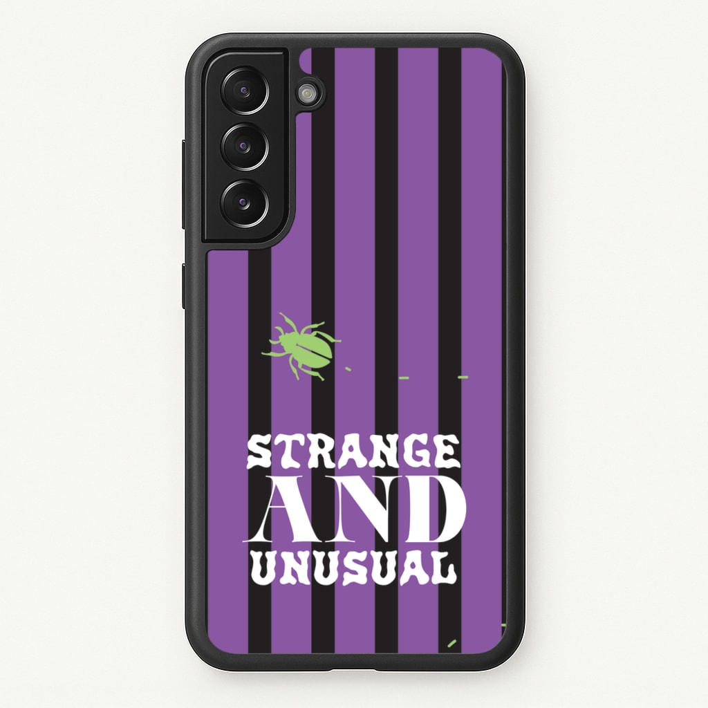 Strange And Unusual - Beetlejuice Phone Case for Galaxy S21