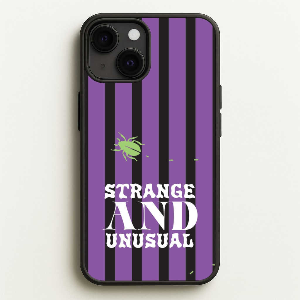 Strange And Unusual - Beetlejuice Phone Case for iPhone 13