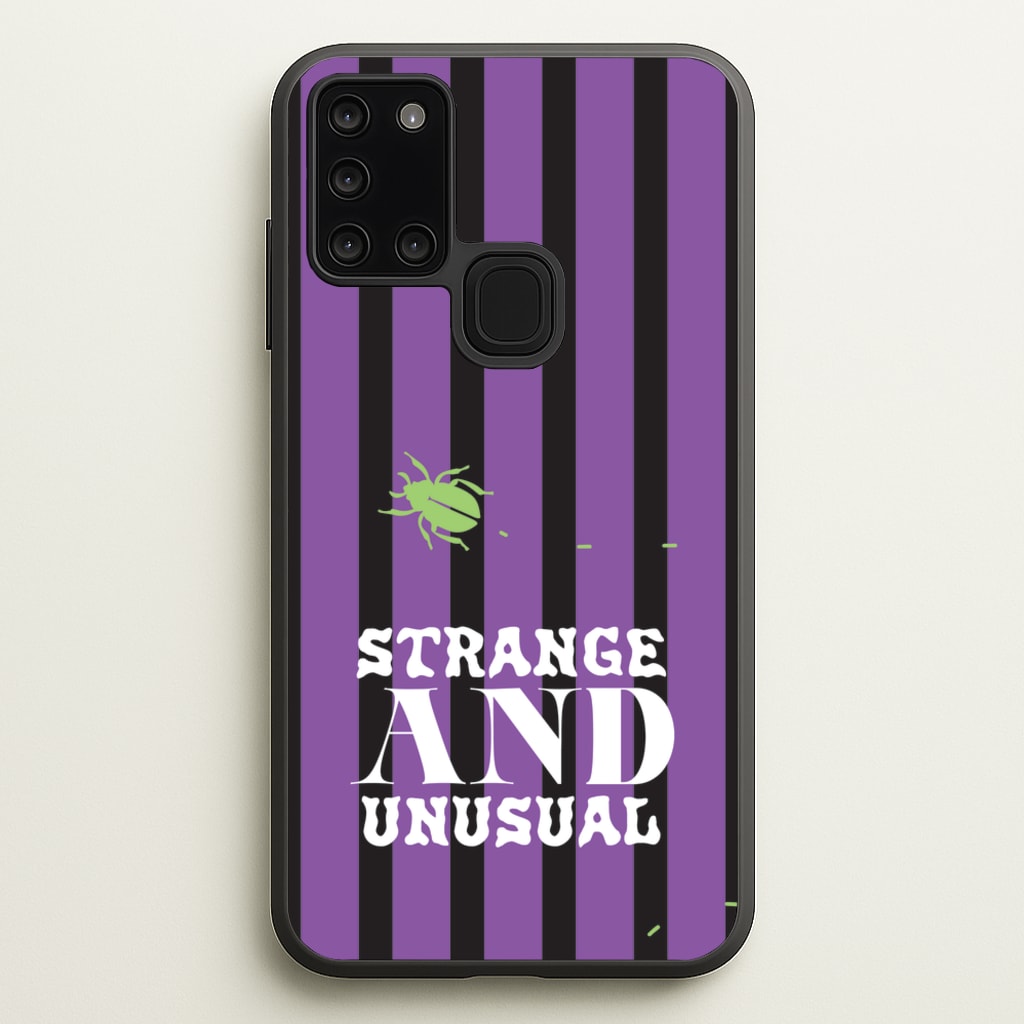 Strange And Unusual - Beetlejuice Phone Case for Galaxy A21s
