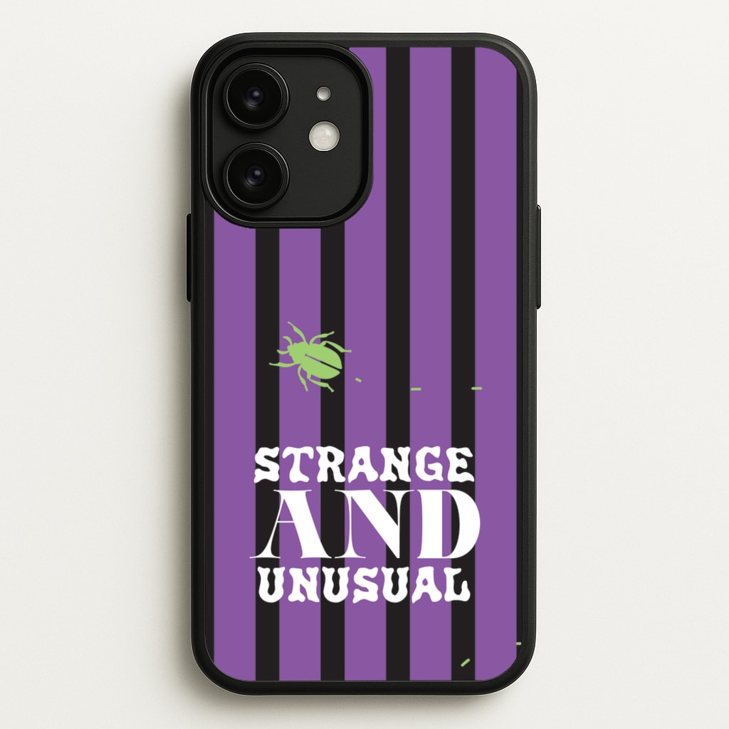 Strange And Unusual - Beetlejuice Phone Case for iPhone 11