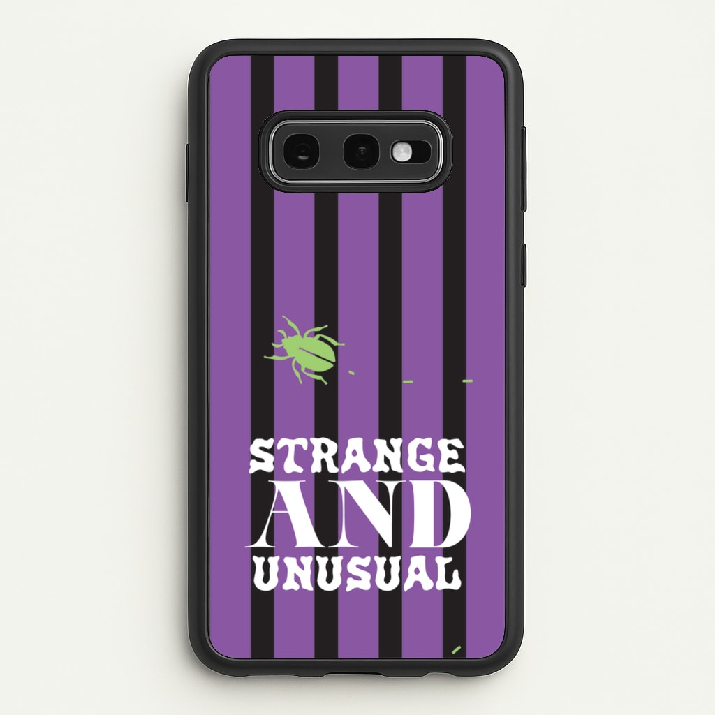Strange And Unusual - Beetlejuice Phone Case for Galaxy S10e