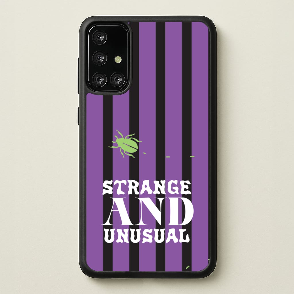 Strange And Unusual - Beetlejuice Phone Case for Galaxy A71
