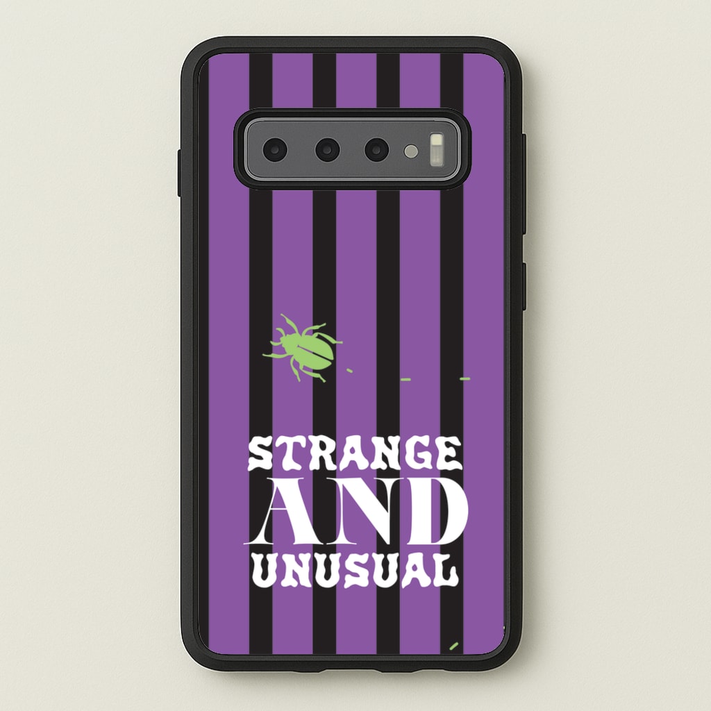 Strange And Unusual - Beetlejuice Phone Case for Galaxy S10 Plus