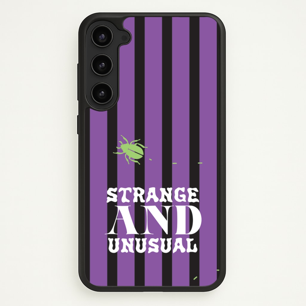 Strange And Unusual - Beetlejuice Phone Case for Galaxy S23