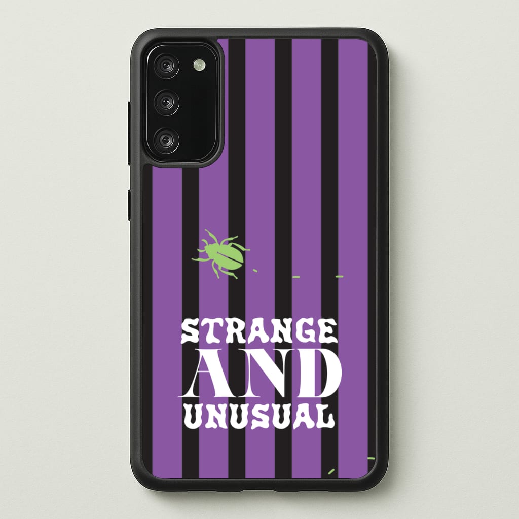 Strange And Unusual - Beetlejuice Phone Case for Galaxy S20FE