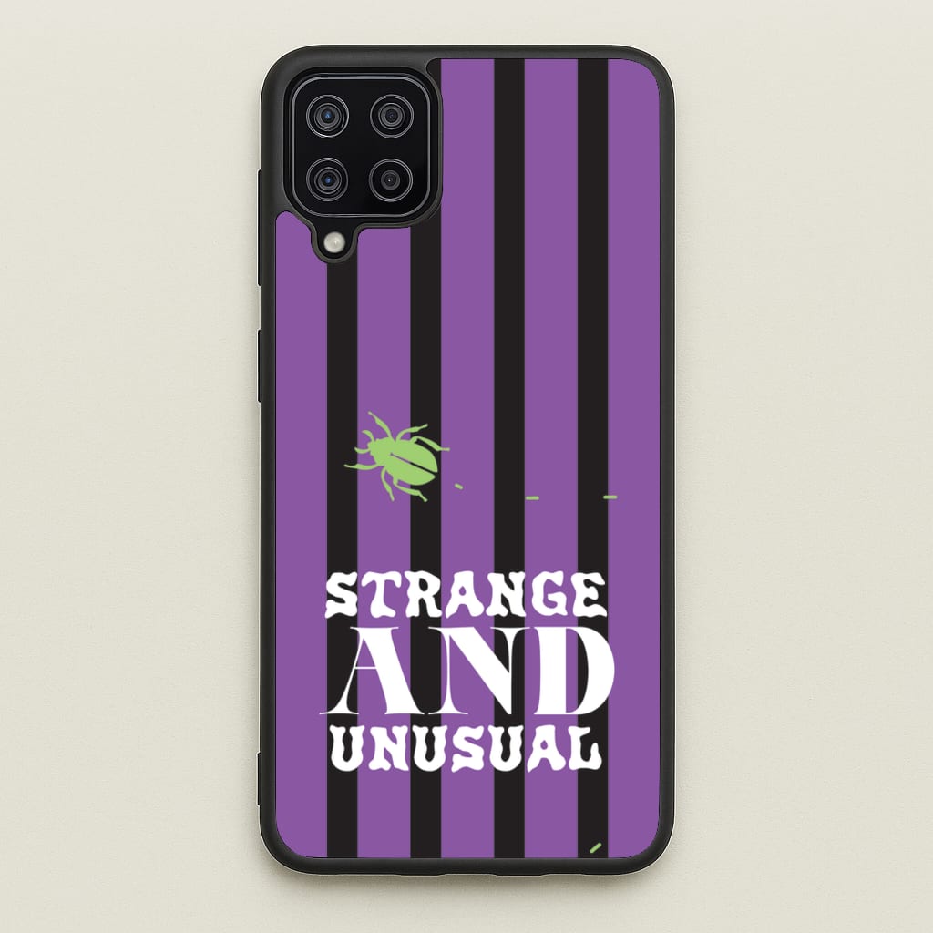 Strange And Unusual - Beetlejuice Phone Case for Galaxy A12