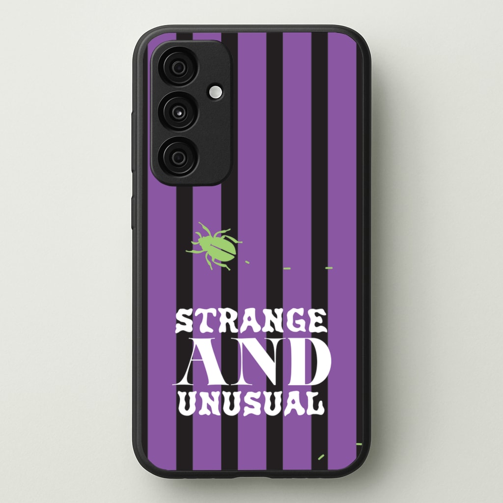 Strange And Unusual - Beetlejuice Phone Case for Galaxy A55