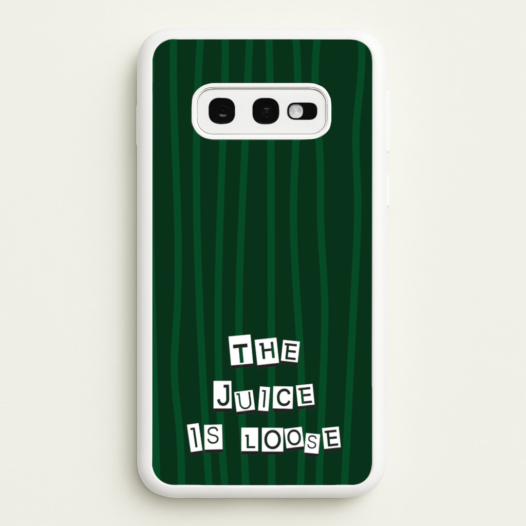 The Juice Is Loose - Beetlejuice Phone Case for Galaxy S10e