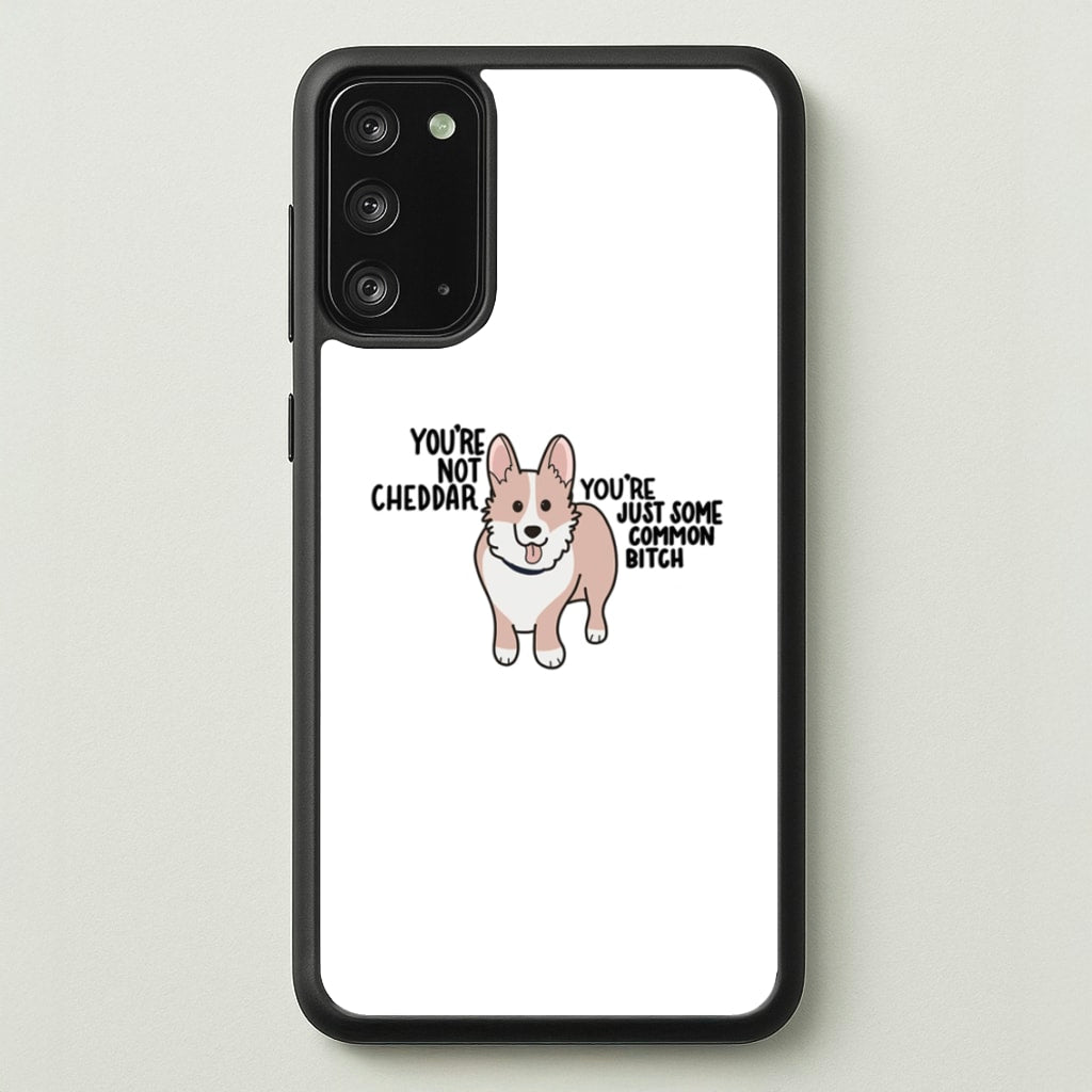 You're Not Cheddar - B99 - Brooklyn Nine-Nine Phone Case for Galaxy Note 20