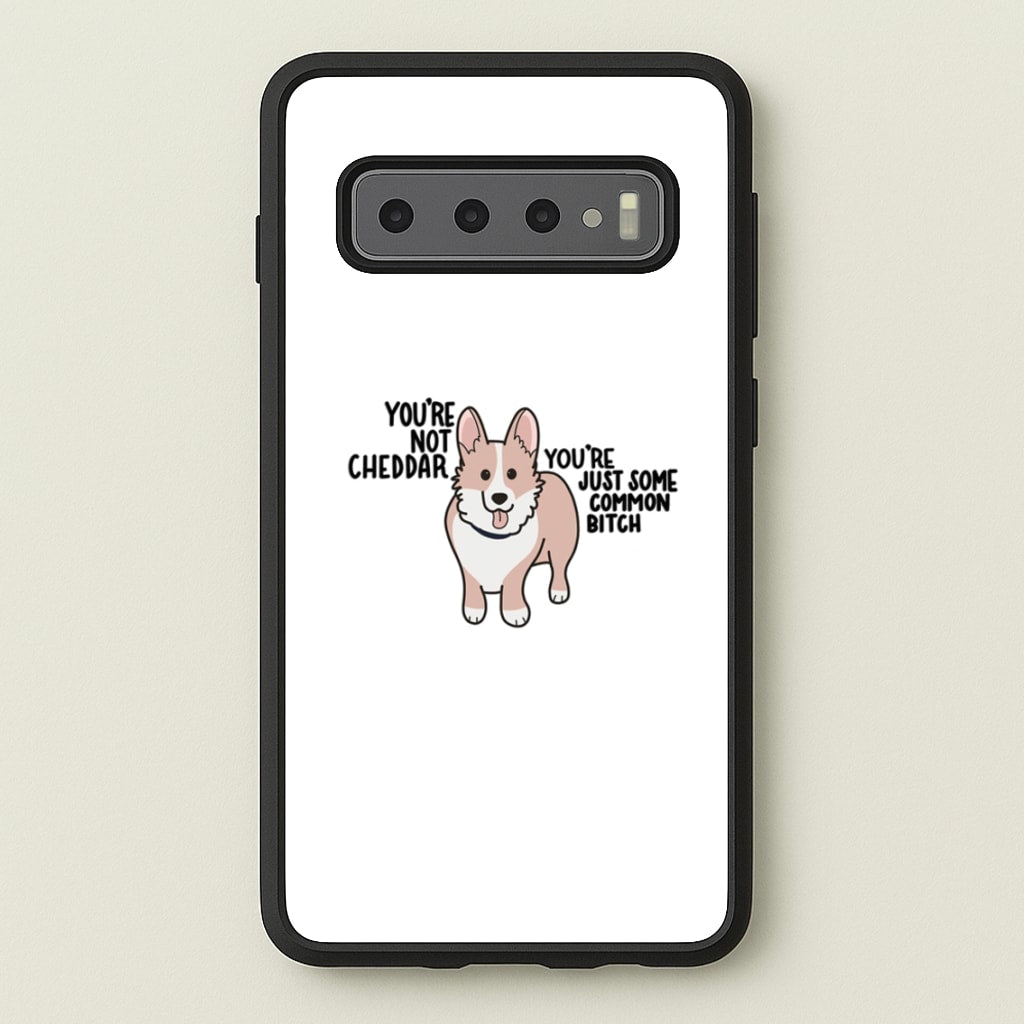 You're Not Cheddar - B99 - Brooklyn Nine-Nine Phone Case for Galaxy S10 Plus