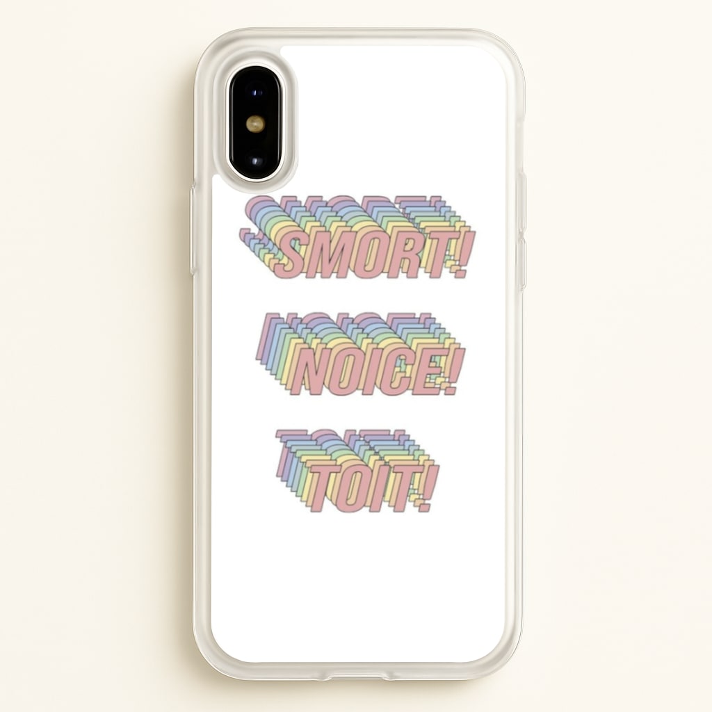 Smort, Noice, Toit - B99 - Brooklyn Nine-Nine Phone Case for iPhone X / XS
