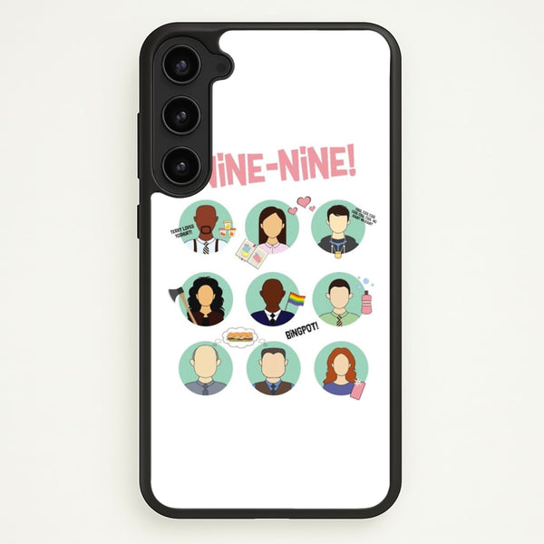 Nine Nine Characters - B99 - Brooklyn Nine-Nine Phone Case for Galaxy S23