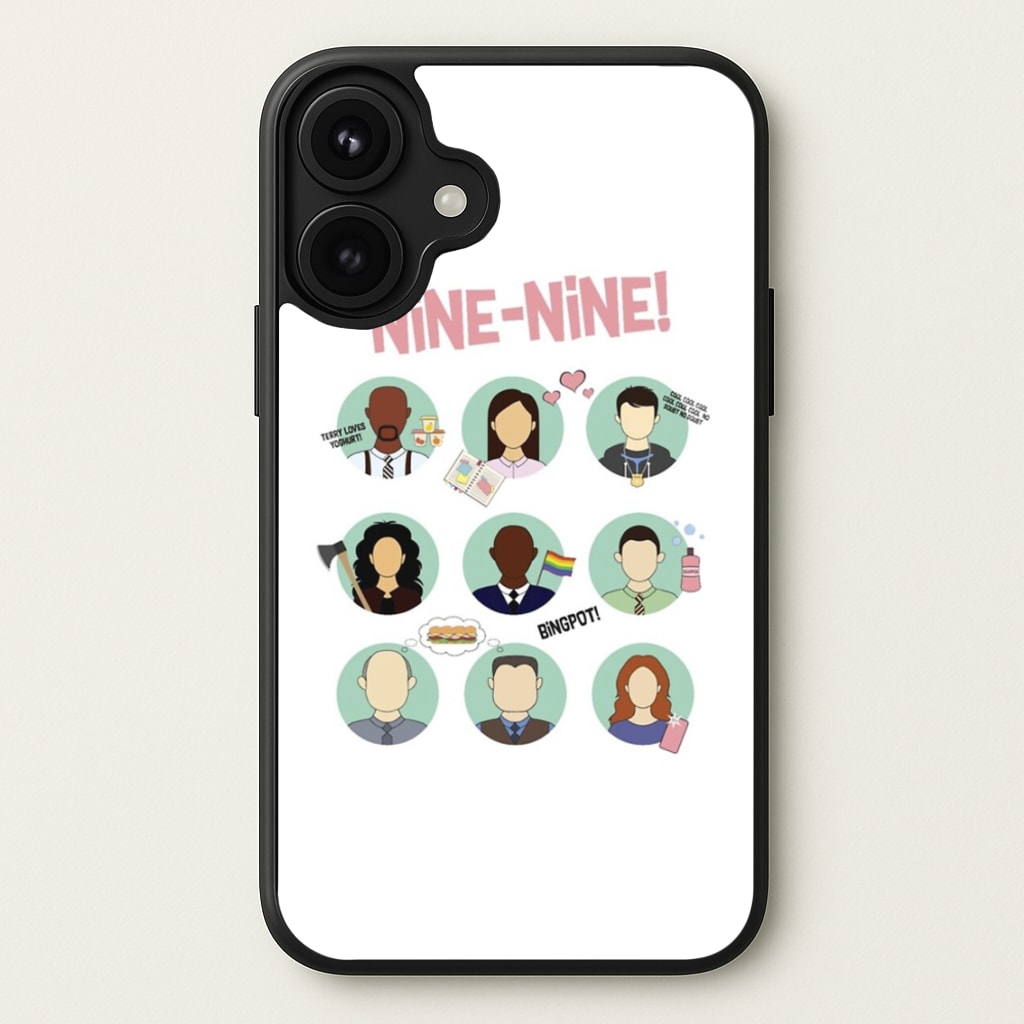 Nine Nine Characters - B99 Phone Case for iPhone 17