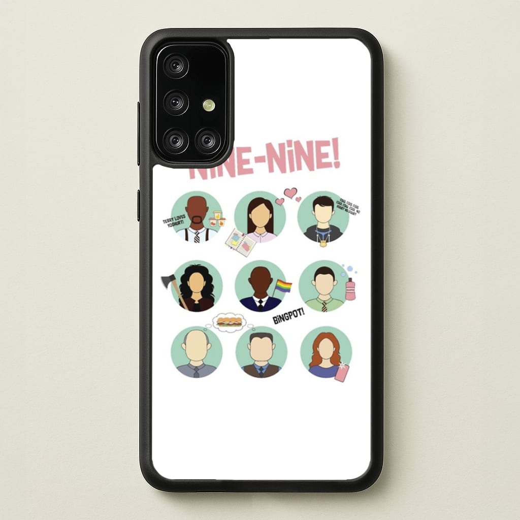 Nine Nine Characters - B99 - Brooklyn Nine-Nine Phone Case for Galaxy A71