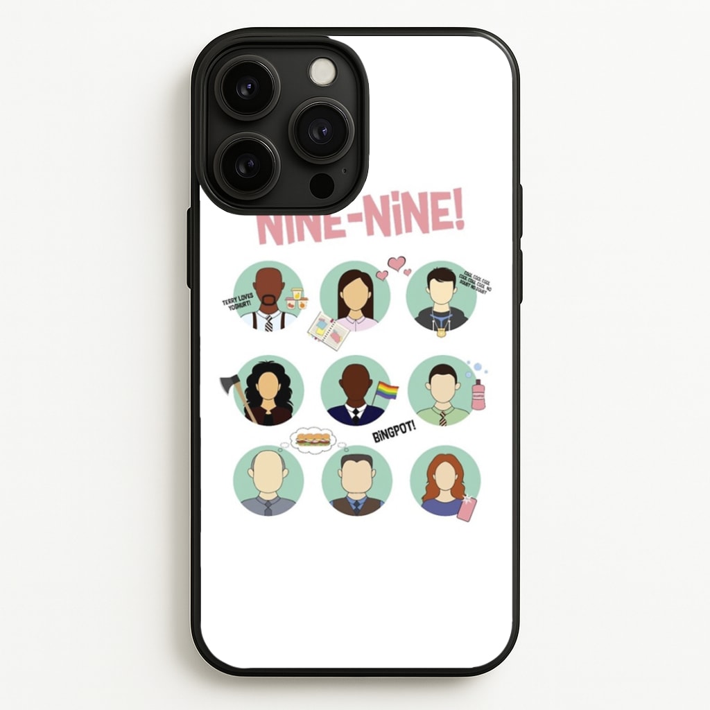 Nine Nine Characters - B99 - Brooklyn Nine-Nine Phone Case for iPhone 13 Pro Max
