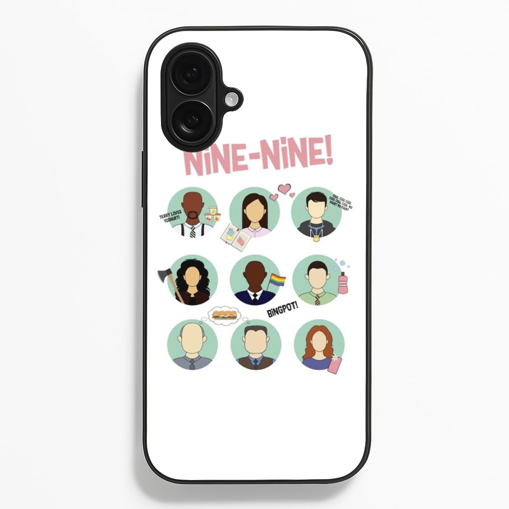 Nine Nine Characters - B99 - Brooklyn Nine-Nine Phone Case for iPhone 16 Plus