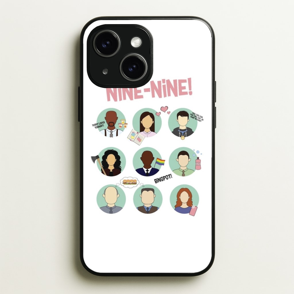 Nine Nine Characters - B99 - Brooklyn Nine-Nine Phone Case for iPhone 14 Plus