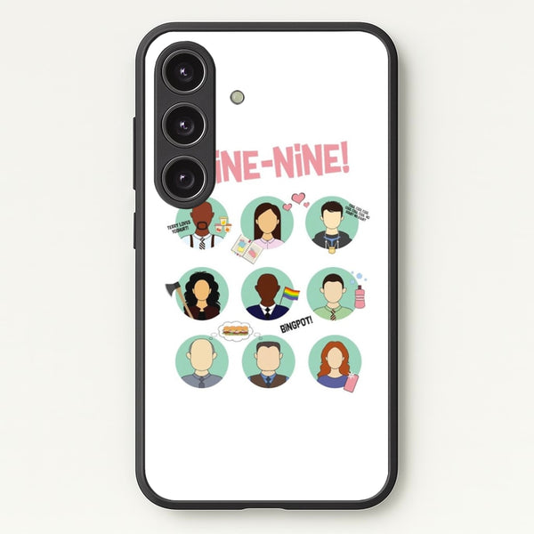Nine Nine Characters - B99 - Brooklyn Nine-Nine Phone Case for Galaxy S24 Plus