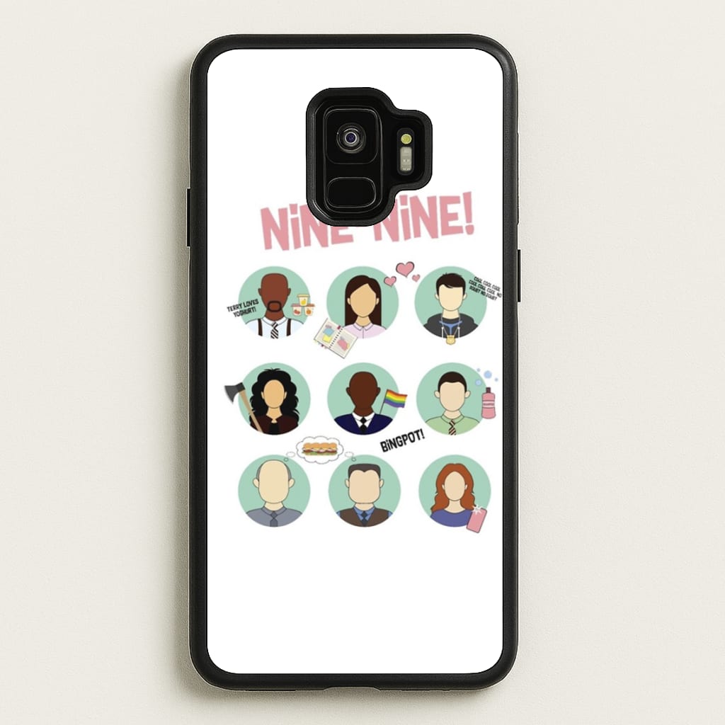 Nine Nine Characters - B99 - Brooklyn Nine-Nine Phone Case for Galaxy S9