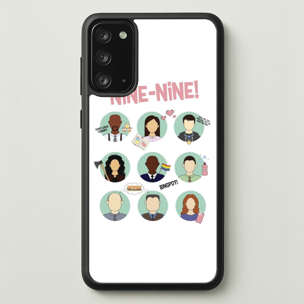 Nine Nine Characters - B99 - Brooklyn Nine-Nine Phone Case for Galaxy Note 20