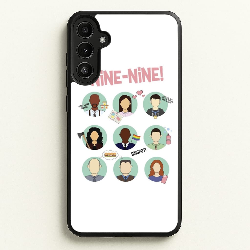 Nine Nine Characters - B99 - Brooklyn Nine-Nine Phone Case for Galaxy A34