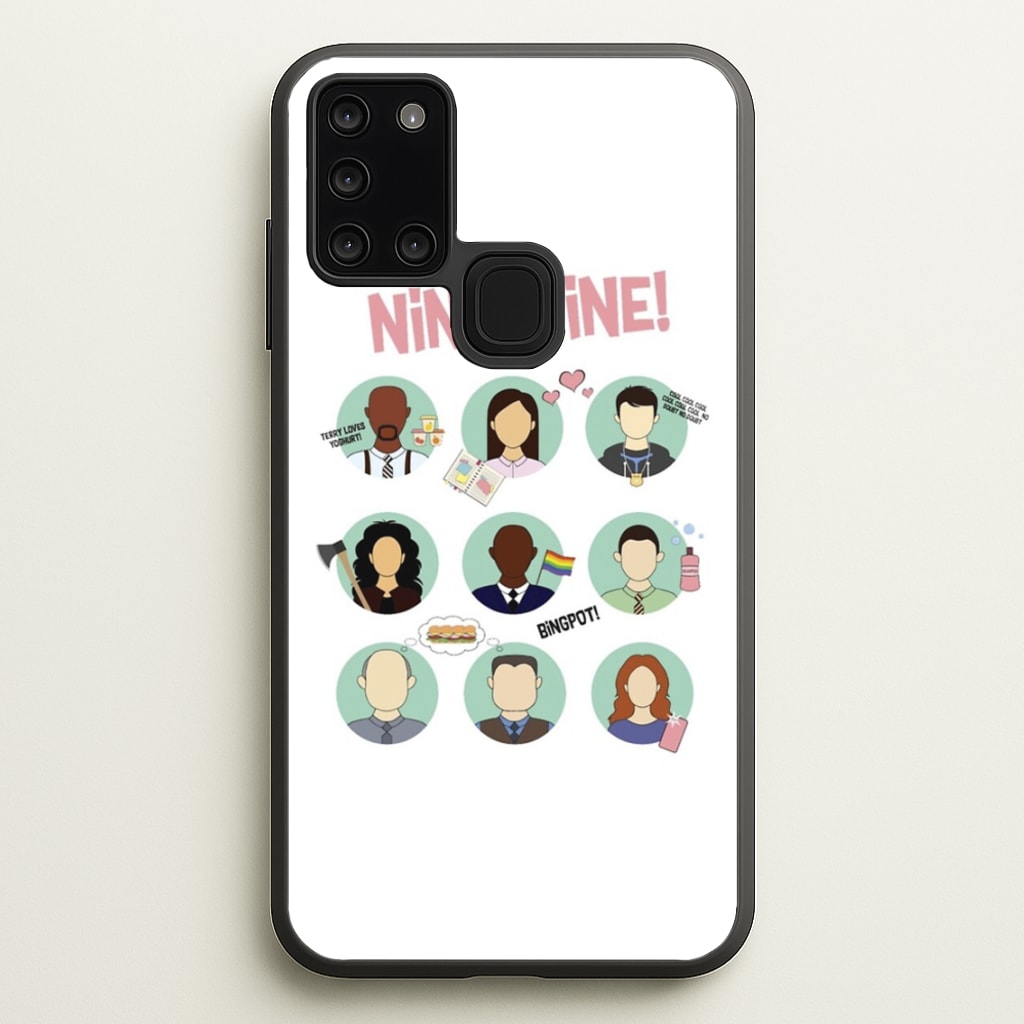 Nine Nine Characters - B99 - Brooklyn Nine-Nine Phone Case for Galaxy A21s