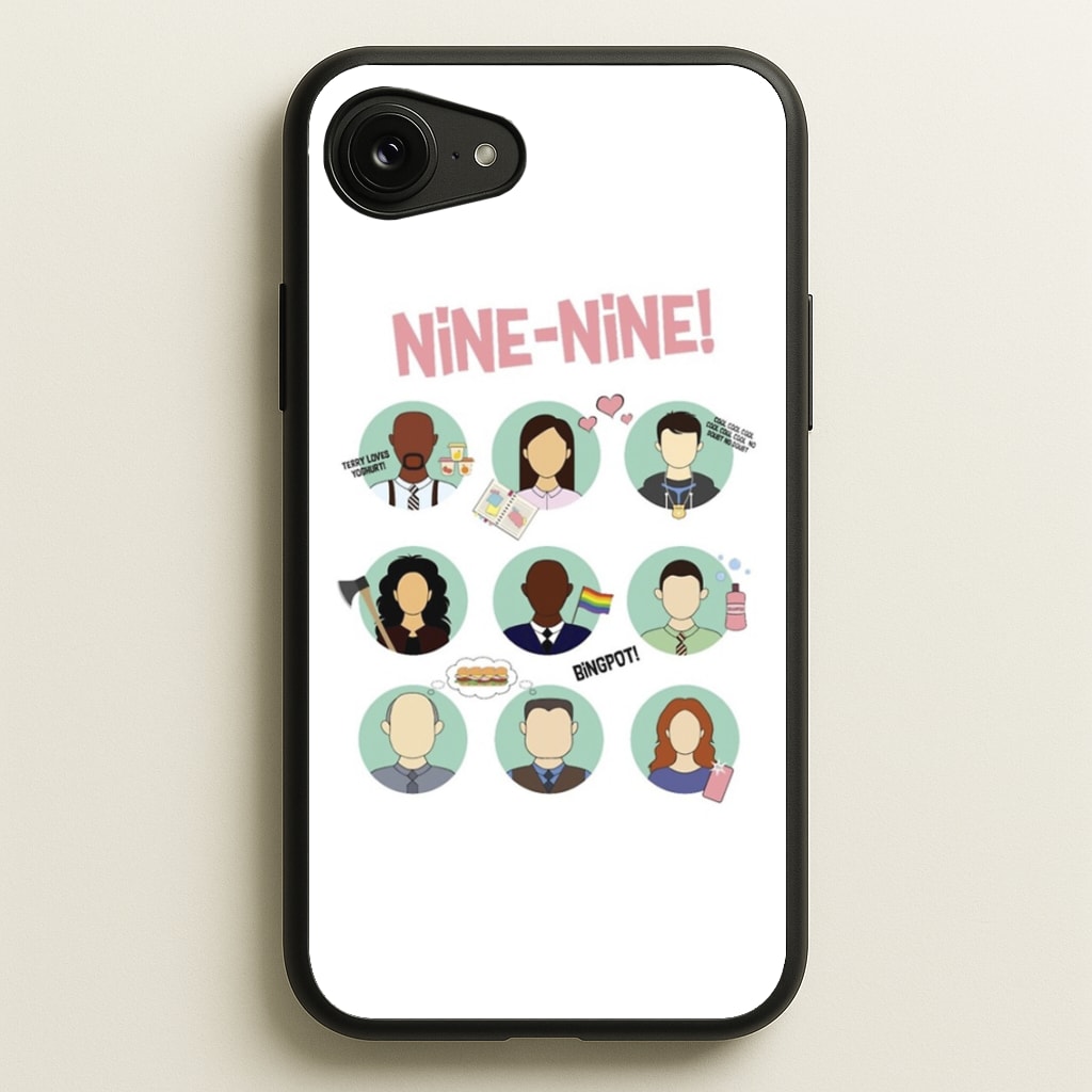 Nine Nine Characters - B99 - Brooklyn Nine-Nine Phone Case for iPhone 16e