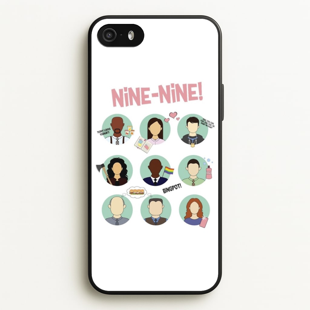 Nine Nine Characters - B99 - Brooklyn Nine-Nine Phone Case for iPhone 5 / 5s / SE 2016