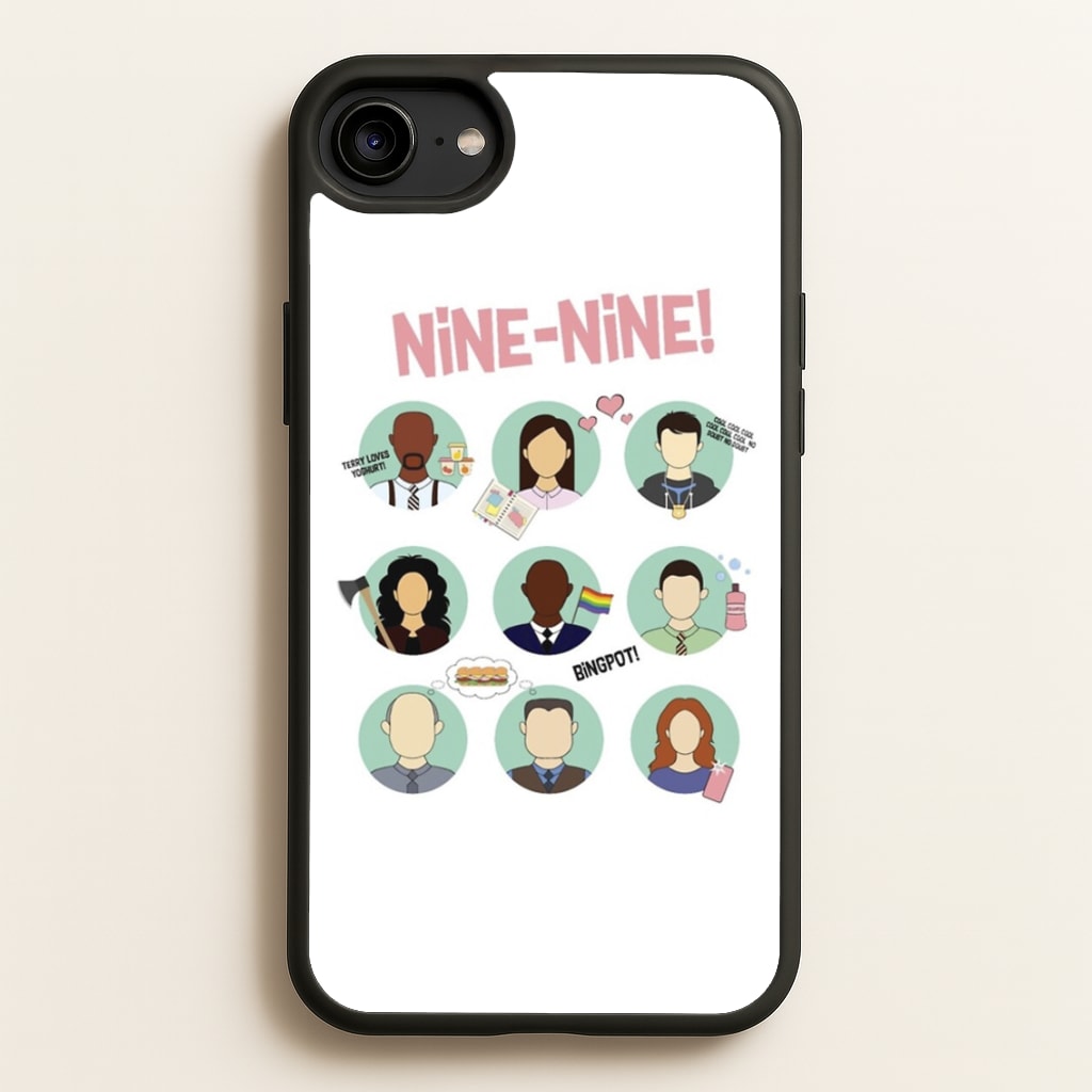 Nine Nine Characters - B99 - Brooklyn Nine-Nine Phone Case for iPhone 6 / 7 / 8 / SE