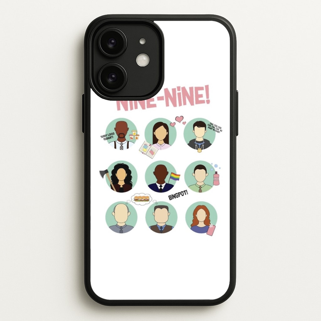Nine Nine Characters - B99 - Brooklyn Nine-Nine Phone Case for iPhone 11