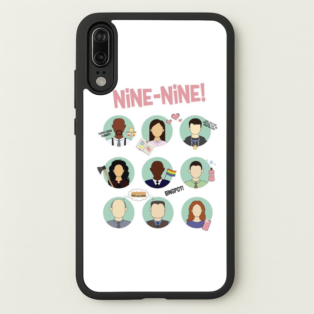Nine Nine Characters - B99 - Brooklyn Nine-Nine Phone Case for Huawei P20