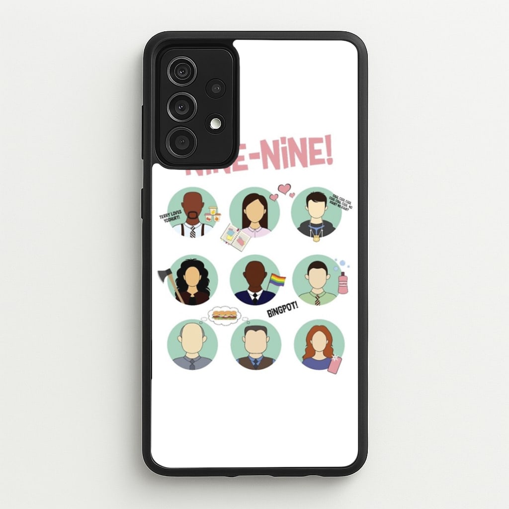 Nine Nine Characters - B99 - Brooklyn Nine-Nine Phone Case for Galaxy A52 / A52s