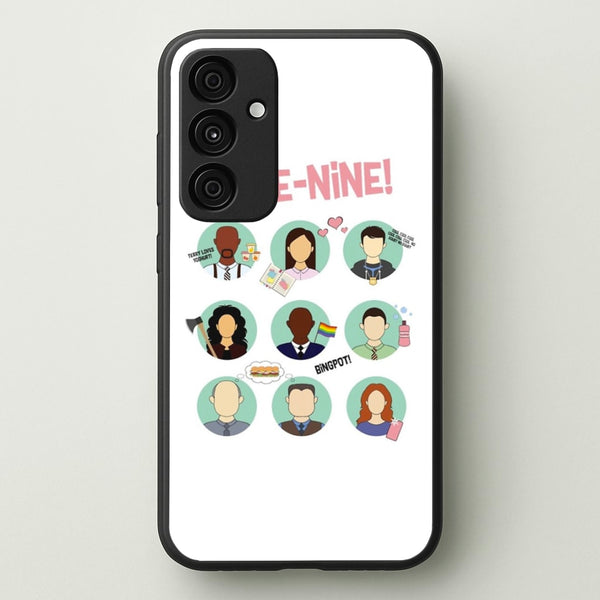 Nine Nine Characters - B99 - Brooklyn Nine-Nine Phone Case for Galaxy A35
