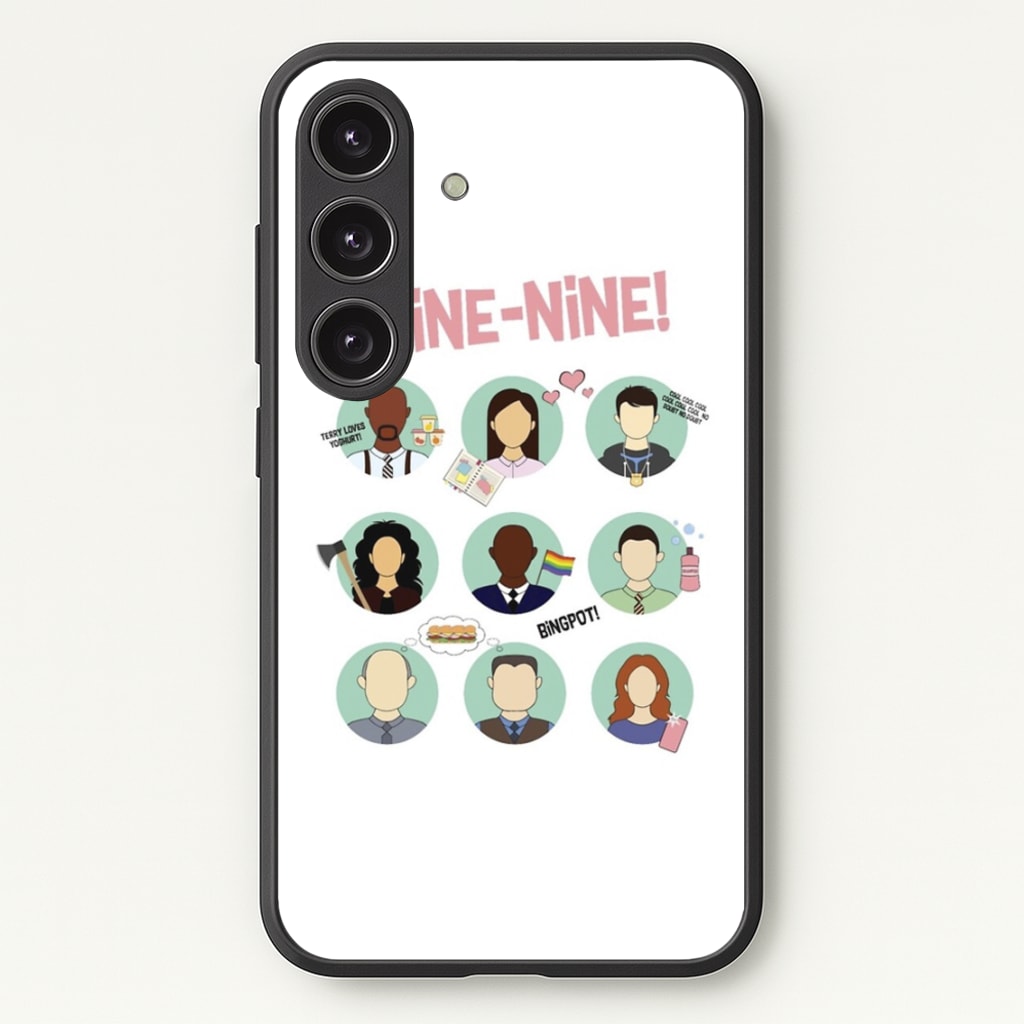 Nine Nine Characters - B99 - Brooklyn Nine-Nine Phone Case for Galaxy S24FE
