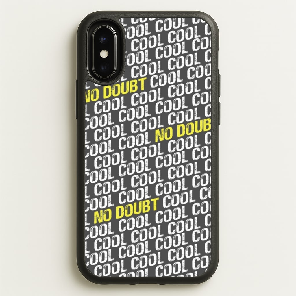 Cool Cool Cool No Doubt Pattern - B99 - Brooklyn Nine-Nine Phone Case for iPhone X / XS