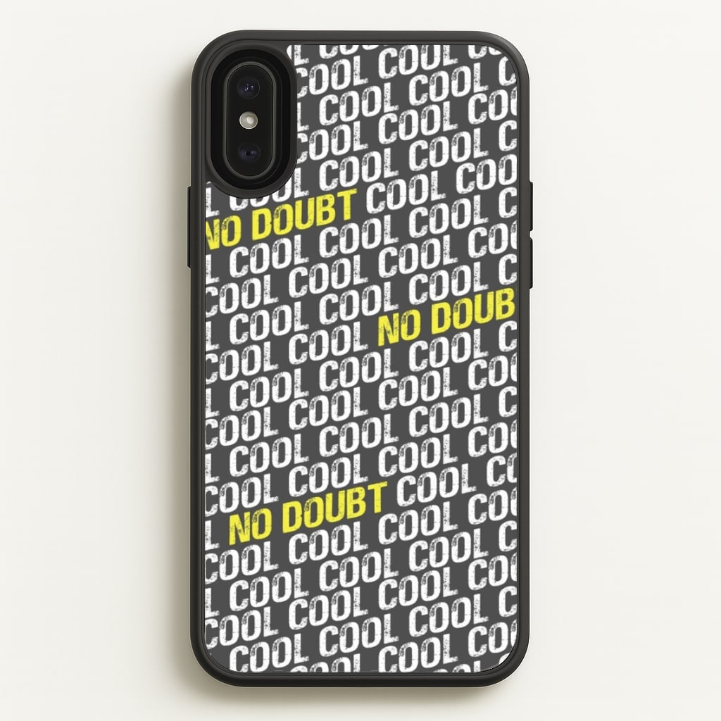 Cool Cool Cool No Doubt Pattern - B99 - Brooklyn Nine-Nine Phone Case for iPhone XS Max