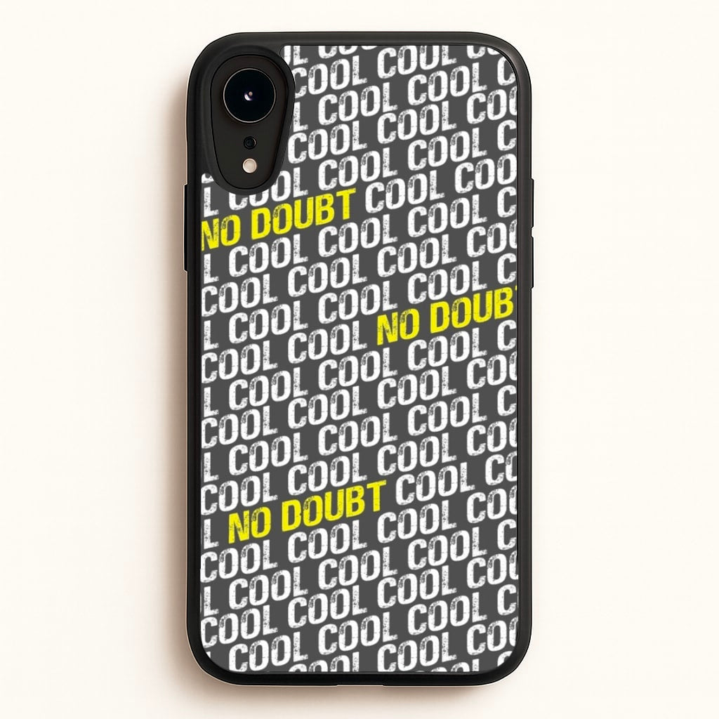 Cool Cool Cool No Doubt Pattern - B99 - Brooklyn Nine-Nine Phone Case for iPhone XR
