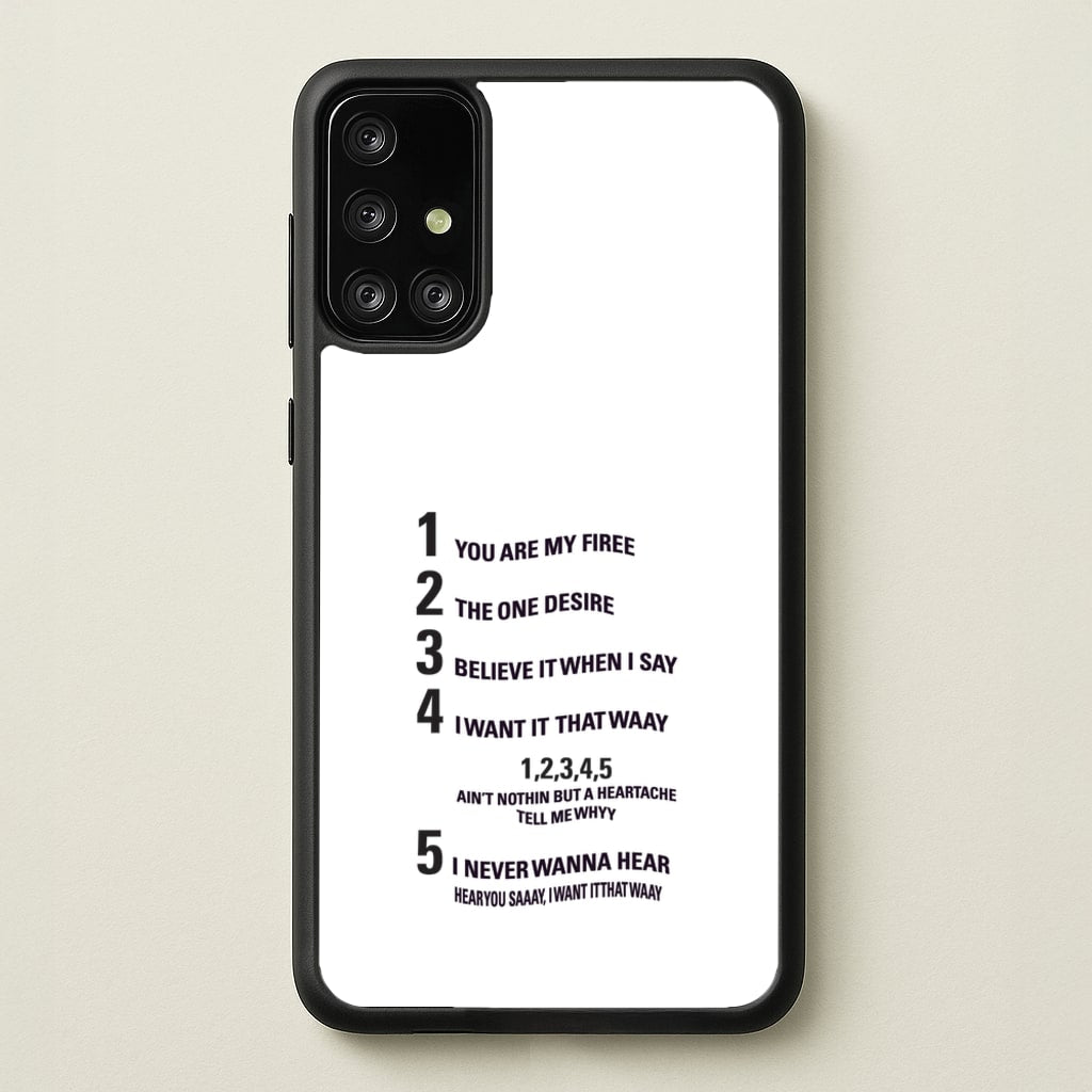 I Want It That Way - Brooklyn Nine-Nine - Brooklyn nine nine Phone Case for Galaxy A71