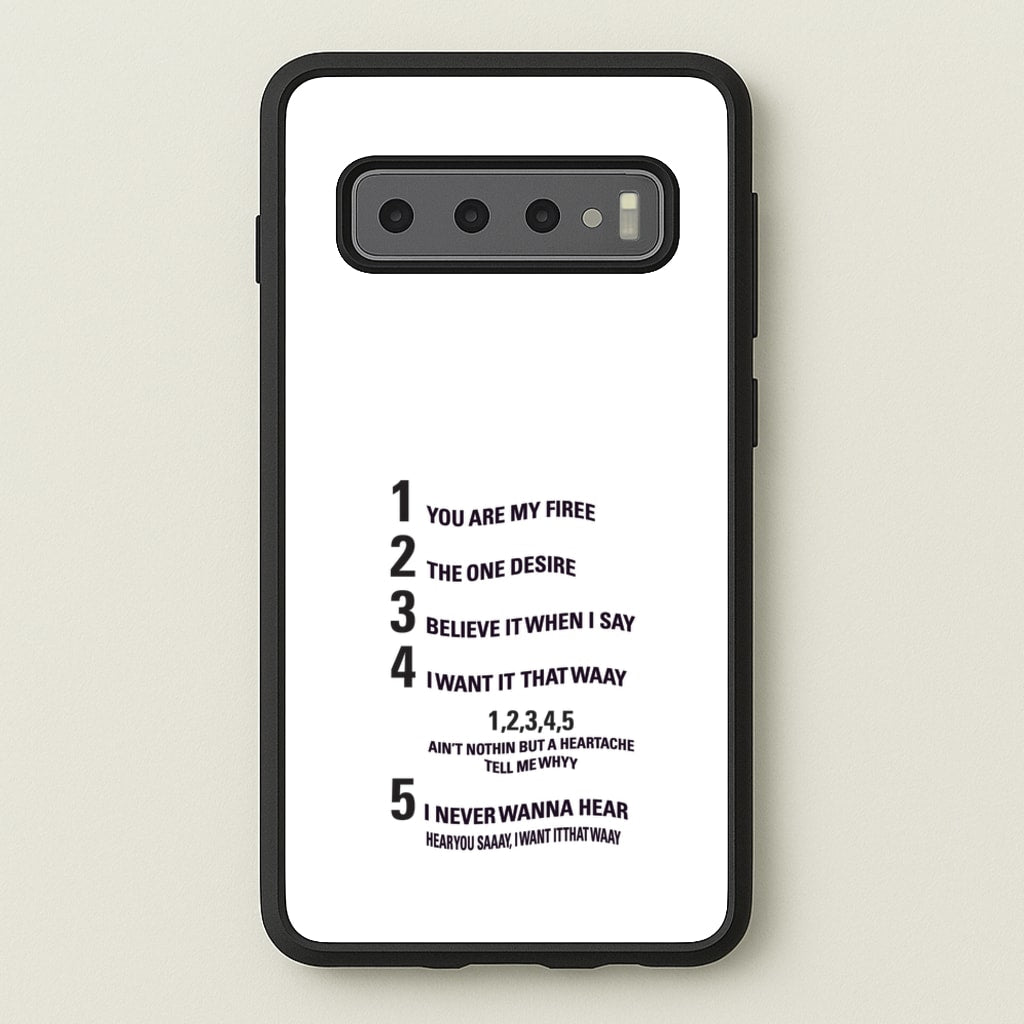 I Want It That Way - B99 - Brooklyn nine nine Phone Case for Galaxy S10