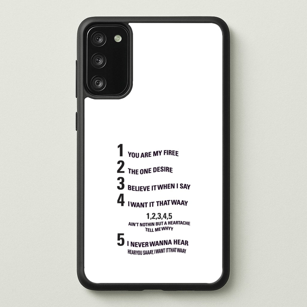 I Want It That Way - Brooklyn Nine-Nine - Brooklyn nine nine Phone Case for Galaxy S20FE