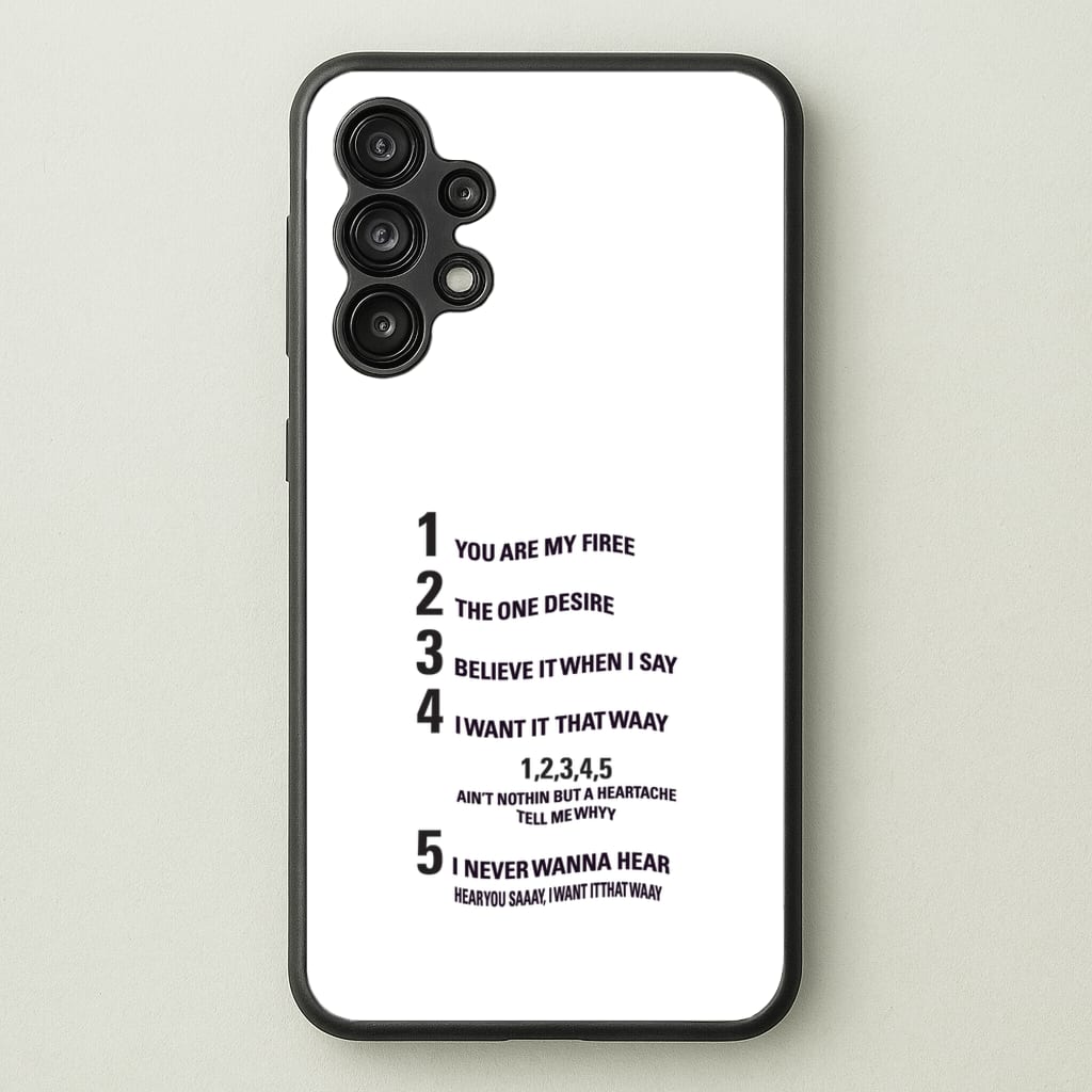 I Want It That Way - B99 - Brooklyn nine nine Phone Case for Galaxy A13