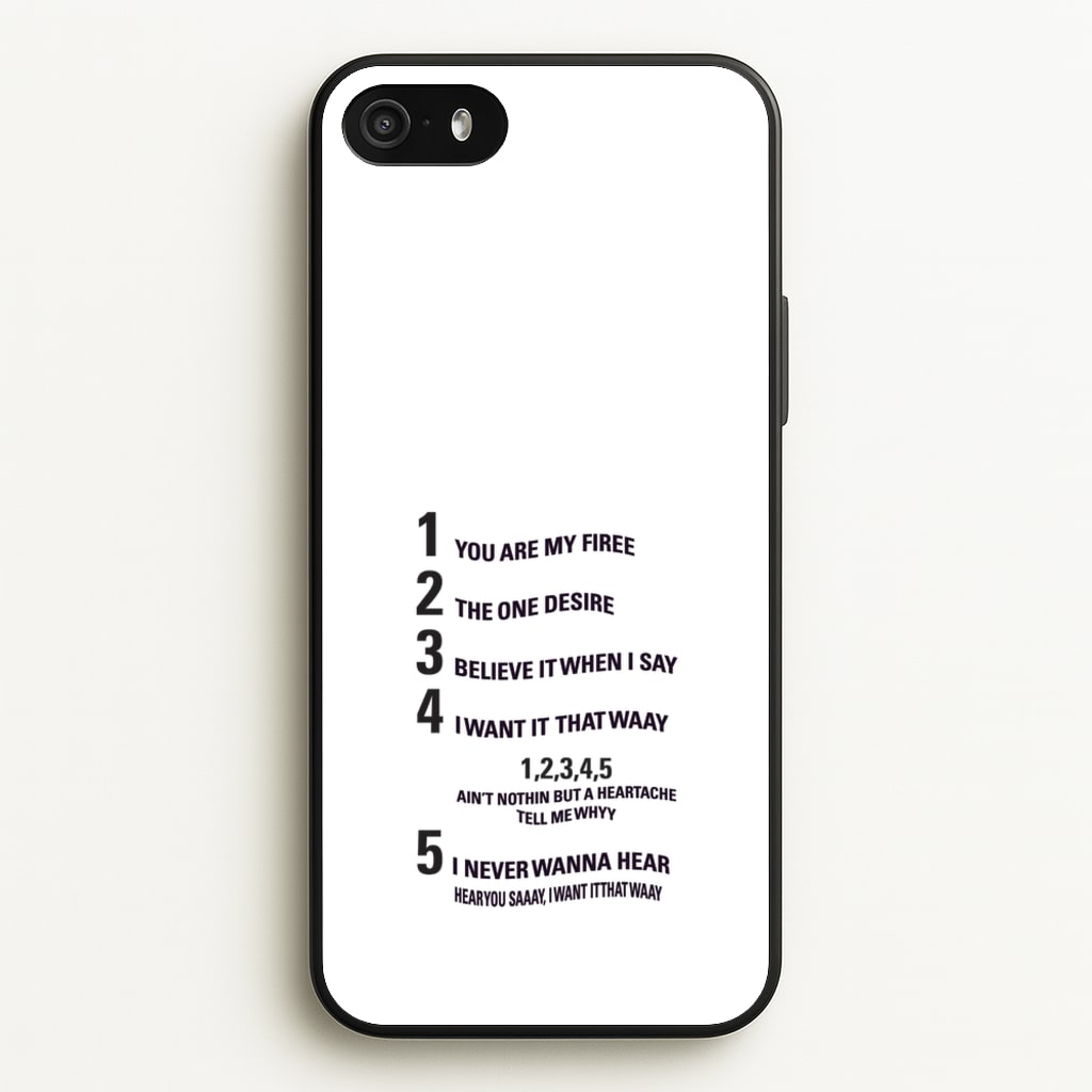 I Want It That Way - Brooklyn Nine-Nine - Brooklyn nine nine Phone Case for iPhone 5 / 5s / SE 2016