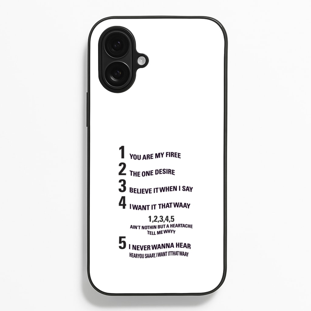 I Want It That Way - Brooklyn Nine-Nine Phone Case