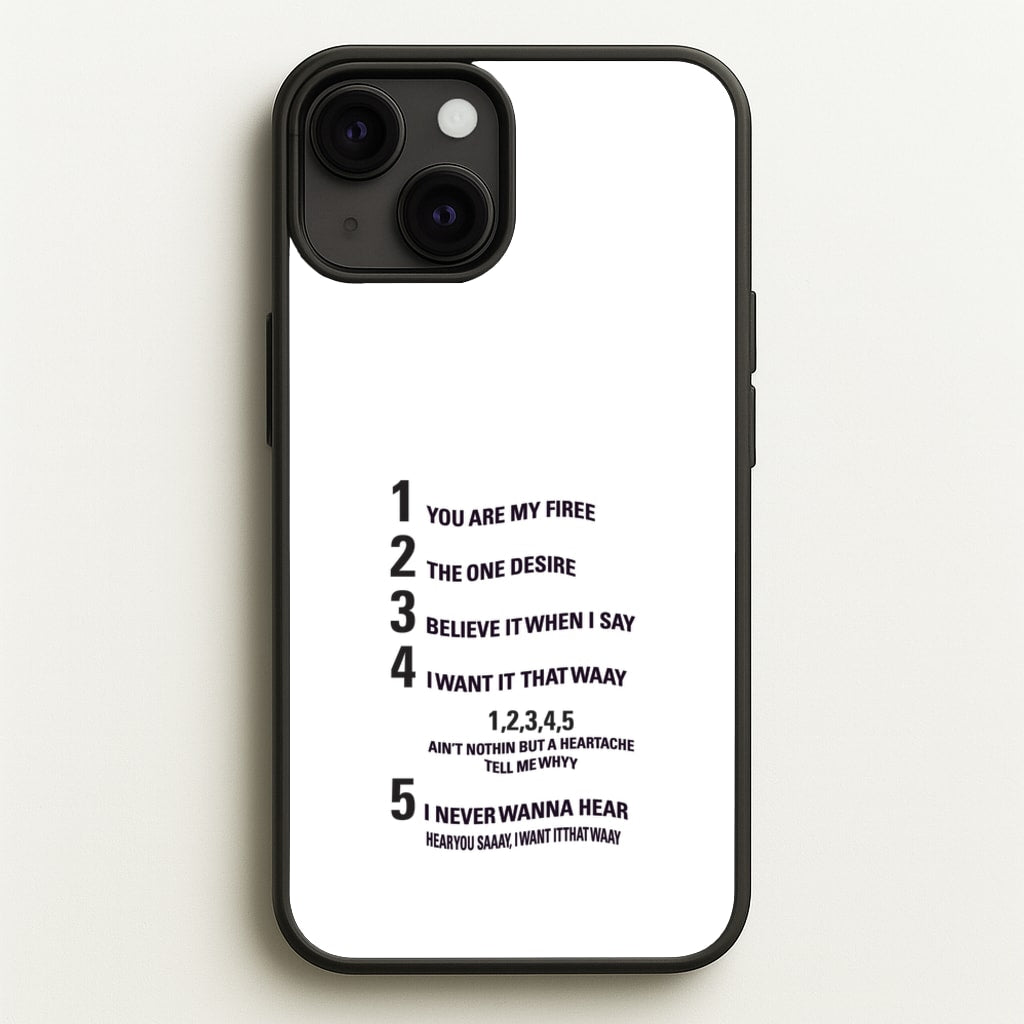 I Want It That Way - B99 - Brooklyn nine nine Phone Case for iPhone 13 Mini