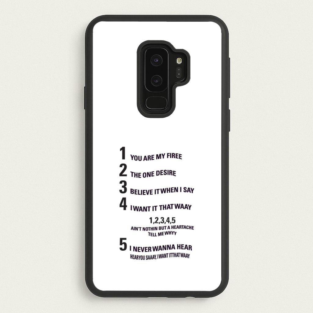 I Want It That Way - B99 - Brooklyn nine nine Phone Case for Galaxy S9 Plus