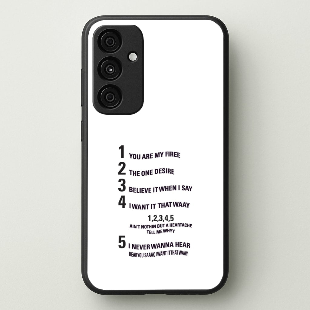 I Want It That Way - Brooklyn Nine-Nine - Brooklyn nine nine Phone Case for Galaxy A35
