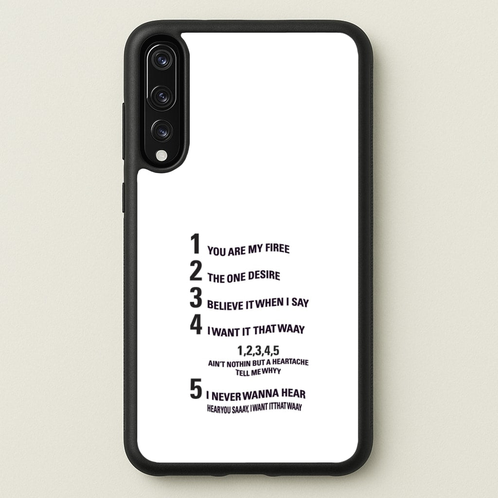 I Want It That Way - B99 - Brooklyn nine nine Phone Case for Huawei P20 Pro