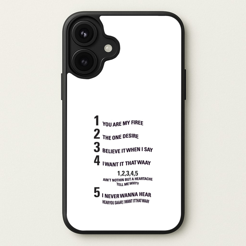 I Want It That Way - Brooklyn Nine-Nine Phone Case for iPhone 17